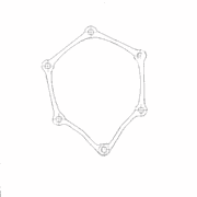 Power Steering Cover Gasket for S60 14L EPA07