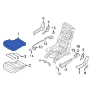 Seat Cover Cushion - Right, Rear 3.0L