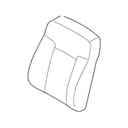 Seat Back Cushion Cover - Right, Front