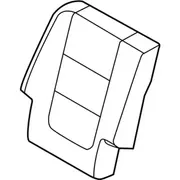 Seat Back Cushion Cover - Right, Rear