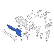 Console Panel molding Instrument <br>Panel used for the - Right, Outer