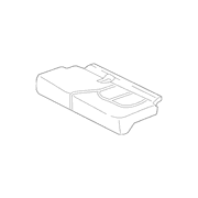 Seat Cover Cushion CUS <br>A that replaces the original equipment back and bottom Covers