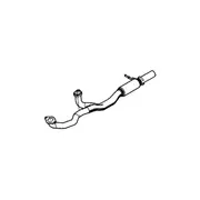 Exhaust Crossover Pipe (Exhaust Pipe, Police)