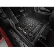 Mustang Mach-E 2021-2024 Black 4pc All Weather Floor Liner Tray with Pony Logo