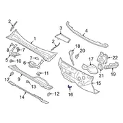 Dashboard Panel Bracket Reinforcement - Front
