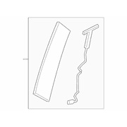 Door Applique Exterior molding - Left