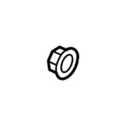 Hood Lift Support Nut Hex Head - M8