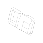 Seat Back Cushion Cover - Left, Rear (Premium)