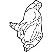 Support Plate Brake Dust Shield Bracket - Right, Rear