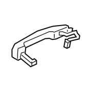 Exterior Door Handle Crew Cab Outside <br>Handle to open a from the