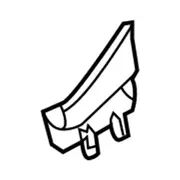 Seat Trim Panel Cover - Left, Front