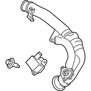 Turbocharger Outlet Tube Air Duct - 2.3L