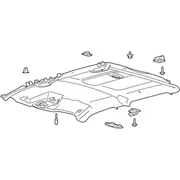 Roof Headliner - Front, Rear