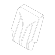 Seat Back Cushion Cover - Right, Rear