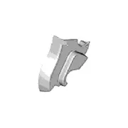 Seat Back Recliner Adjustment Mechanism Cover Latch - Rear, Inner