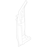 Body A-Pillar Reinforcement Door Hinge - Right, Inner