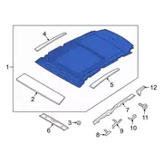 Sliding Roof Panel Opening Frame