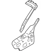 Body A-Pillar Reinforcement Side Rail - Left, Upper, Inner (Convertible)