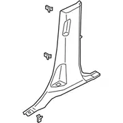 Door Pillar Post Trim Set Panel - Left