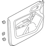 Door Interior Trim Panel - Left, Front