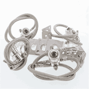 VALVE ASSY-TIRE PRESS 105PSI 16" SS 4/BX