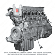 3/4 Engine MBE 4000 12.8L EPA98 MT60 Manual for Western Star