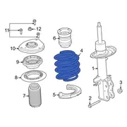 Coil Spring <br>Coil - Front 1.5L