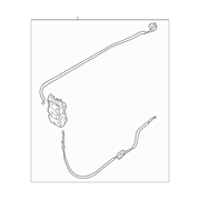 Latch Actuator - Right, Front