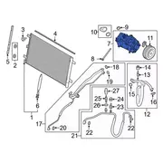 AIR CONDITIONING (A/C) Compressor - Center 2.7L