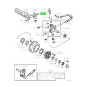 SET BOLT,FR AXLE 1