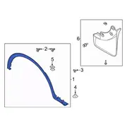 MOULDING Wheel Arch Molding Opening <br>Wheel - Left, Lower