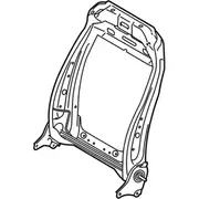 Seat Back Frame - Left, Front, Driver