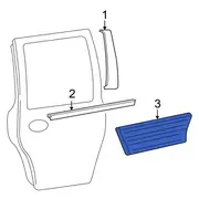 Door Molding Exterior Trim Panel (Extended Wagon)