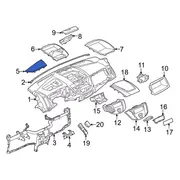 Instrument Panel Storage Compartment Finish Insert