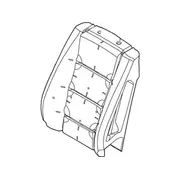 Seat Back Cushion Pad - Front