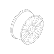 Wheel Rim 8 X 19 Prem Painted