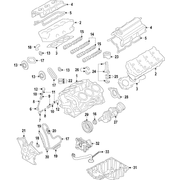 Engine Short Block Cylinder - 3.7L