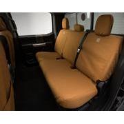 Covercraft Carhartt Rear Row Seat Covers w/ Armrest 60/40 in Brown
