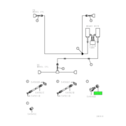 NUT,FRAME BRAKE FLUID LINE 1