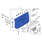 Door Interior Trim Panel - Right, Rear, Lower