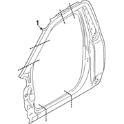 Uniside Door Frame - Right, Outer