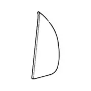 Door Mirror Trim Ring Cover - Left