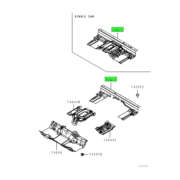 MAT,CAB FLOOR,UPR 2