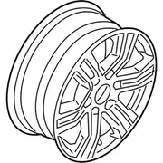 Wheel Rim 7.5 X 17 Chromed Cast, 8 Cast Sport