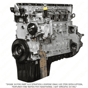 3/4 Engine DD13 12.8L GHG14 with Front Sump, CSR Piston