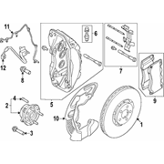 Brake Hydraulic Hose <br>A flexible Hose, typically used on moving parts of a vehicle, which carries / delivers