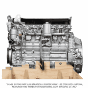 3/4 Engine MBE924 4.9L EPA04 Without Constant Throttle with Flywheel Housing