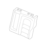 Seat Back Cushion Cover - Left, Rear