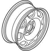 Wheel Rim 17 X 8.5 Forged