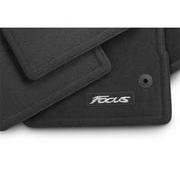 Focus 2012-2018 4pc Charcoal Black Carpet Floor Mat Set